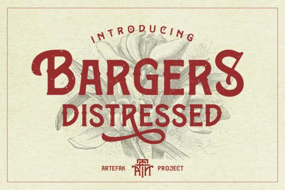 Bargers Distressed: A Font That Breathes Character Into Your Creations
