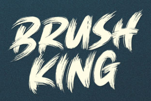 Brush King Font for Web Design: A Dynamic Display Typeface