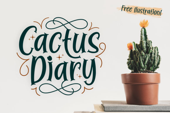Cactus Diary: A Display Font with a Unique Editorial Touch