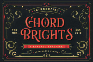 Chord Brights: A Vintage Font for Retro Branding