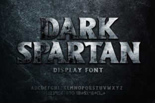 Dark Spartan Font for Bold Web Design