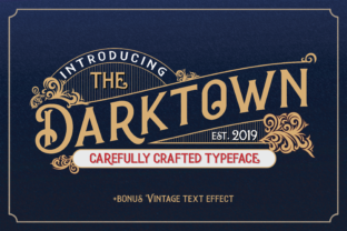 Darktown: A Bold Display Typeface for Web Design