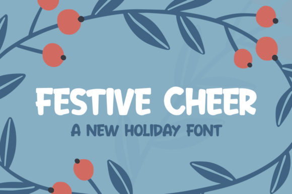 Festive Cheer Font for Holiday Web Design