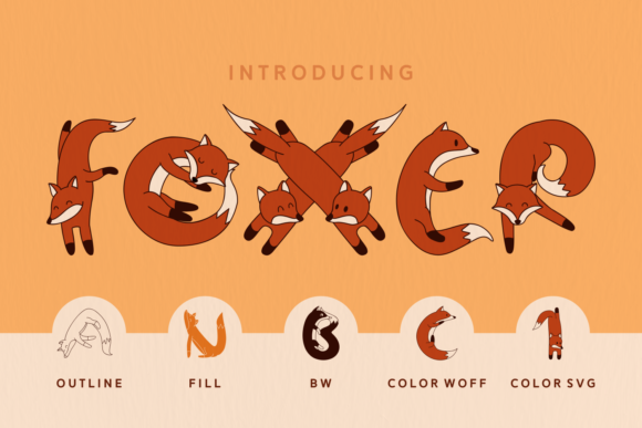 Foxer: A Playful Display Font for Digital Branding