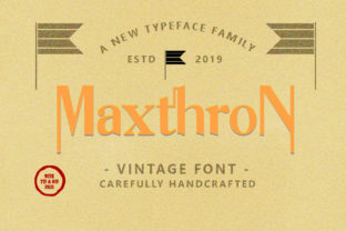 Maxthron Family: A Display Font for Digital Design Excellence