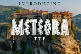 Meteora Font Review for Branding and Design