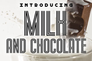 Milk and Chocolate Font for Professional Branding