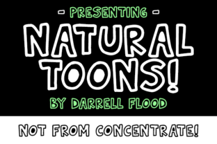 Natural Toons: A Playful Font for Branding Projects