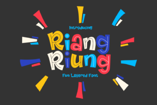 Riangriung: A Playful Font for Dynamic Campaigns
