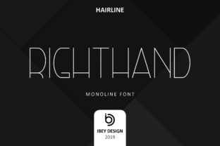 Right Hand Hairline: A Font for Impactful Digital Design