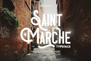 Saint Marche: A Romantic Display Font for Editorial Design