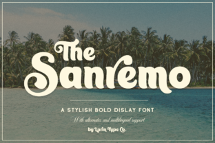 Sanremo: A Vintage-Inspired Font for Handmade Creations