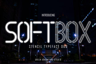 Softbox: A Modern Display Font for Editorial Design