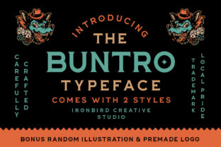 The Buntro: A Modern Display Font That Elevates Branding