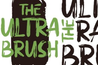 The Ultra Brush: A Display Font for Modern Web Design