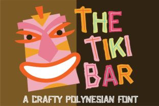 Tiki Bar Font for Handmade Creators