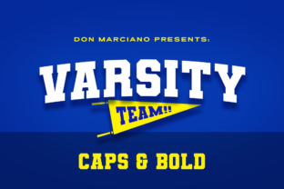 Varsity Team: A Bold Font for Campaigns That Demand Attention